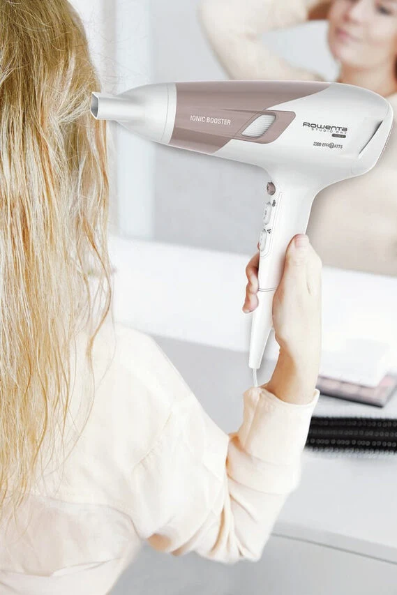 Rowenta Studio Dry CV5830F0 asciuga capelli 2100 W Beige, Bianco