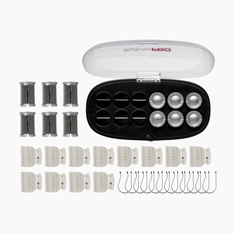 Babyliss Pro Set di 12 Bigodini Riscaldanti BAB3025E