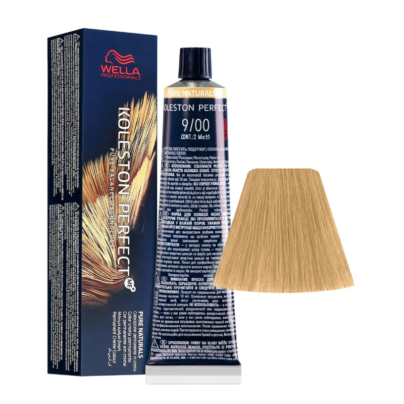 Wella Koleston Perfect Me+ Pure Naturals 9/00 Biondo Chiarissimo Naturale 60ml - colorazione permanente
