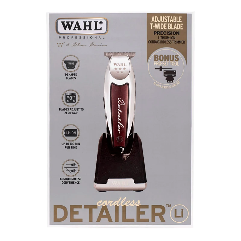 Wahl Trimmer Detailer Li - trimmer da rifinitura senza filo