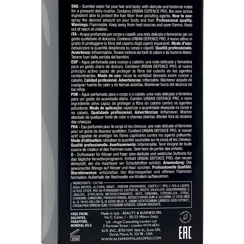 Alfaparf Milano Semi Di Lino Sublime Water 50ml - acqua di bellezza corpo e capelli