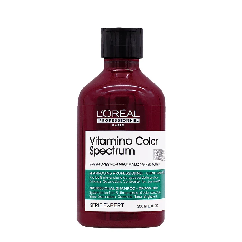L'Oréal Professionnel Paris Vitamino Color Spectrum Shampoo Verde 300ml - shampoo tonalizzante anti-rosso