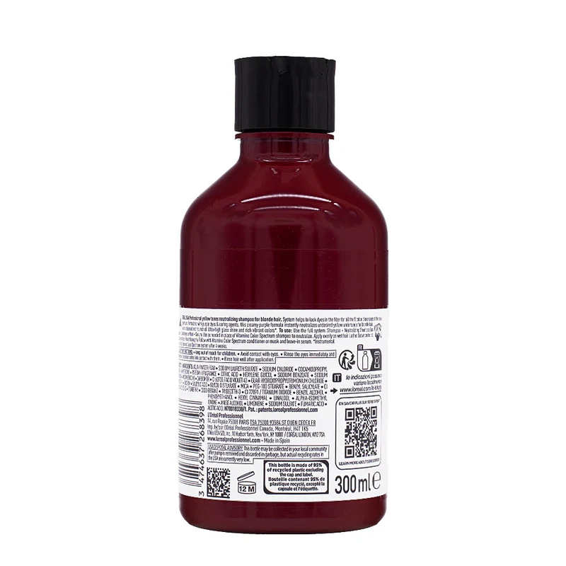 L'Oréal Professionnel Paris Vitamino Color Spectrum Purple Shampoo 300ml - shampoo antigiallo