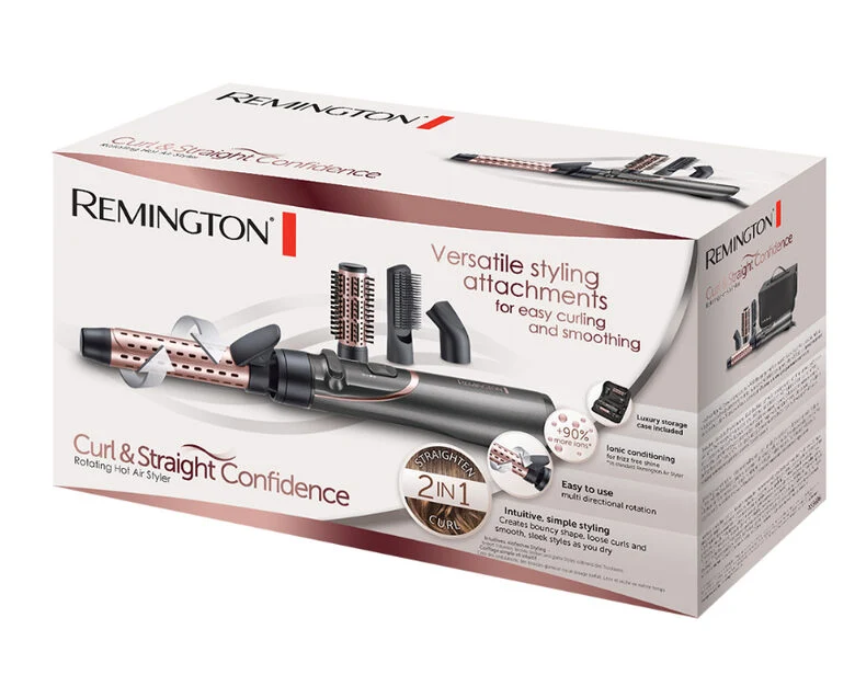 Remington AS8606 Spazzola ad aria calda Caldo Nero, Rose Gold 800 W