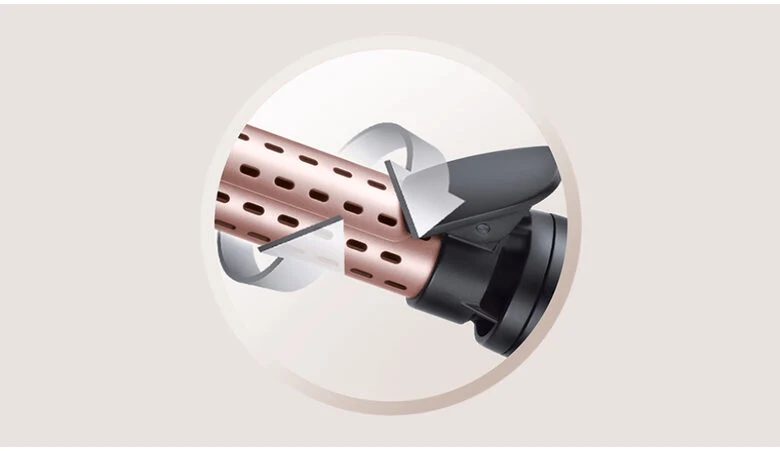 Remington AS8606 Spazzola ad aria calda Caldo Nero, Rose Gold 800 W