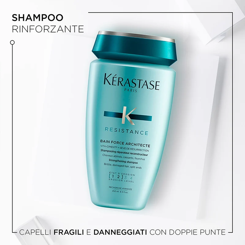 Kerastase Fresh Affair Refreshing Dry Shampoo 233ml Résistance Bain Force Architecte 250ml Ciment Anti-Usure 200ml