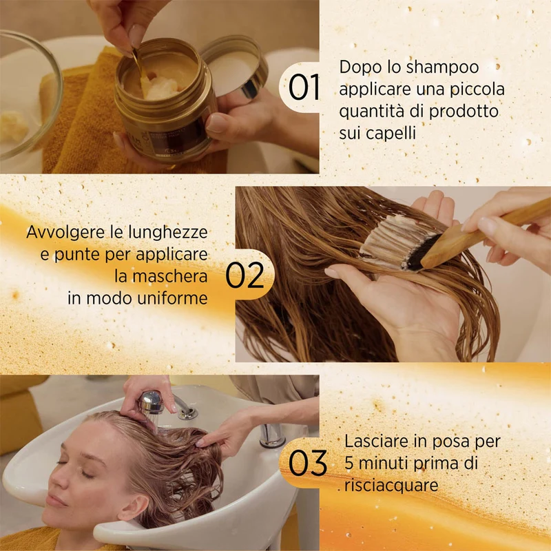 System Professional LuxeOil Keratin Protect Intense Mask 200ml - maschera anticrespo