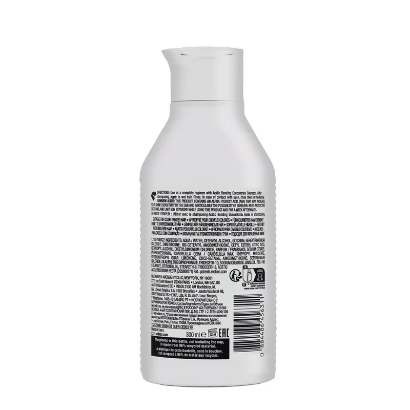 Redken Acidic Bonding Concentrate Conditioner 300ml - balsamo fortificante per capelli danneggiati