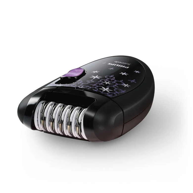Philips Satinelle Essential Epilatore compatto, per gambe, 2 accessori
