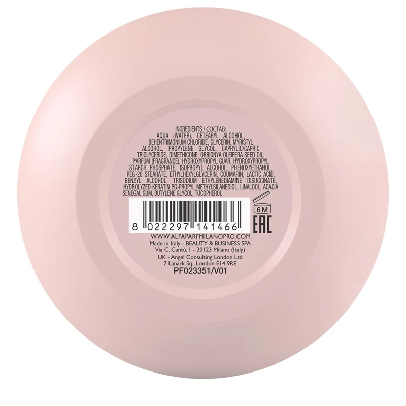 Alfaparf Milano Keratin Therapy Lisse Design Rehydrating Mask 200ml - maschera reidratante