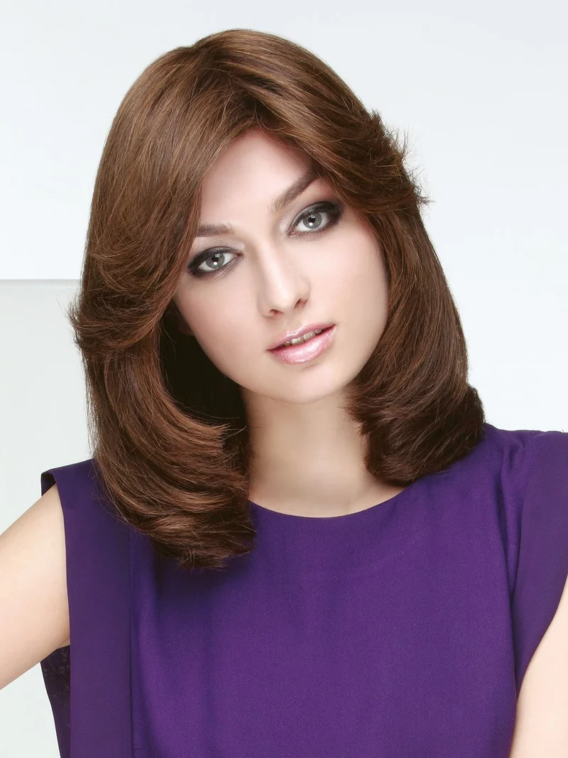 CORINNE Parrucca in capelli naturali rifinita a mano