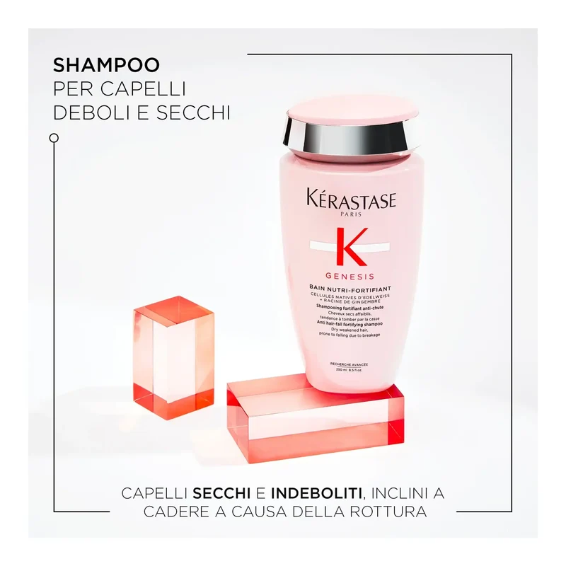 Kérastase Genesis Bain Nutri-Fortifiant 1000 ml - Shampoo Capelli Secchi e Spessi