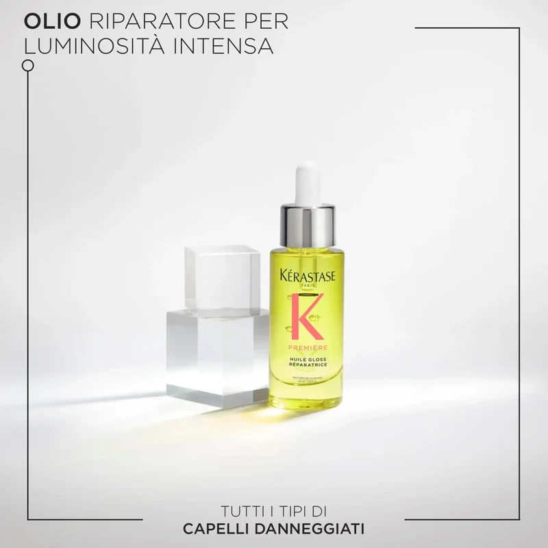 Kérastase Première Huile Gloss Réparatrice 30 ml - Olio riparatore intensificante di brillantezza per capelli danneggiati
