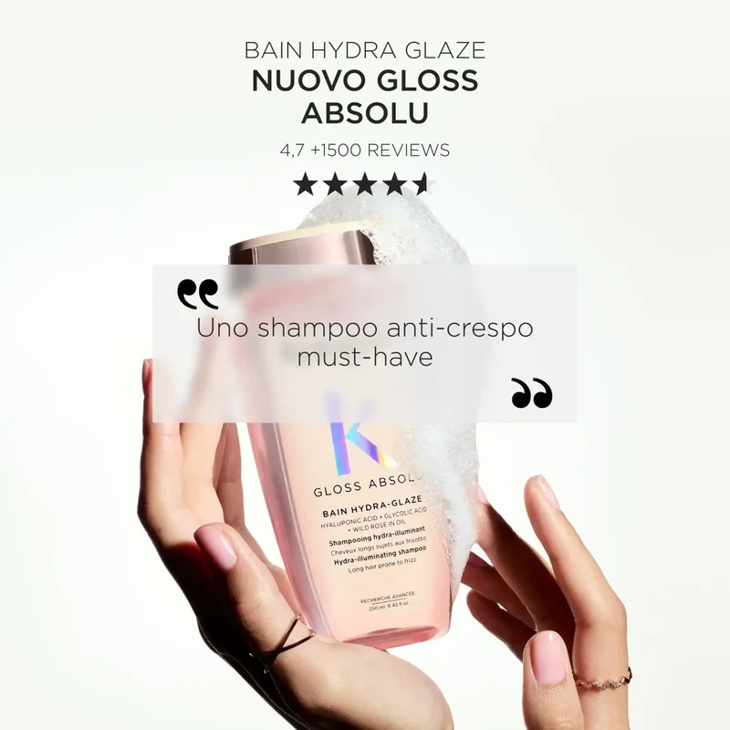 Kérastase Set Gloss Absolu Shampoo + Balsamo + Olio - Anticrespo