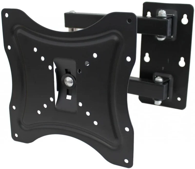 Staffa braccio tv supporto a muro monitor lcd led da 14"- 55"