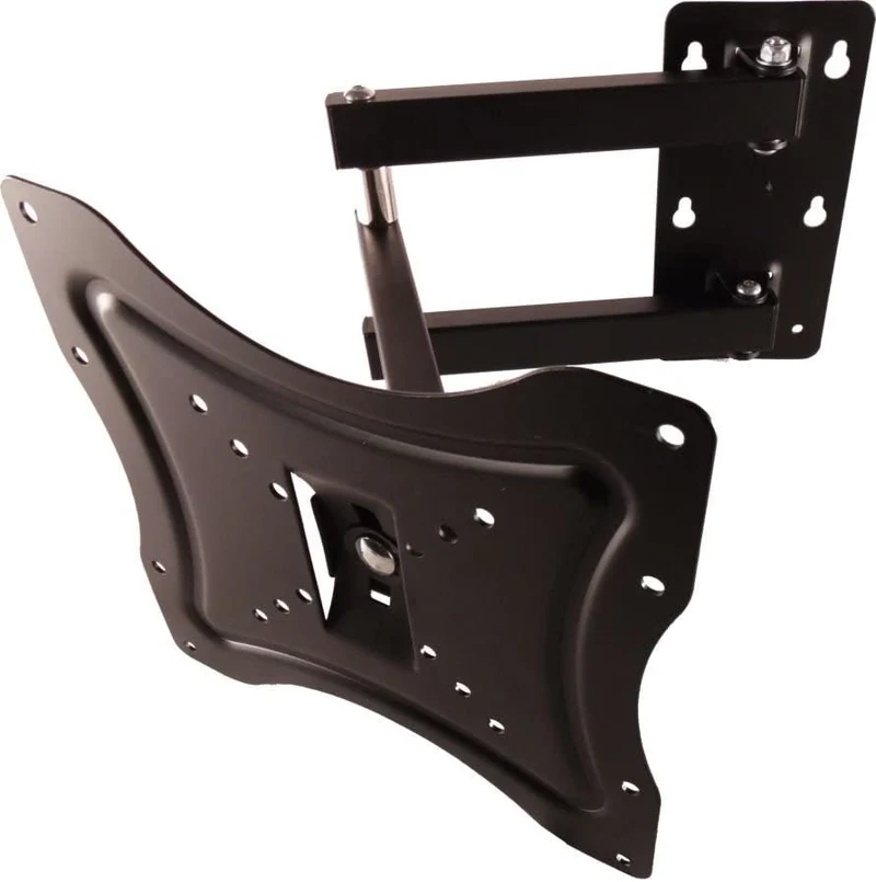 Staffa braccio tv supporto a muro monitor lcd led da 14"- 55"