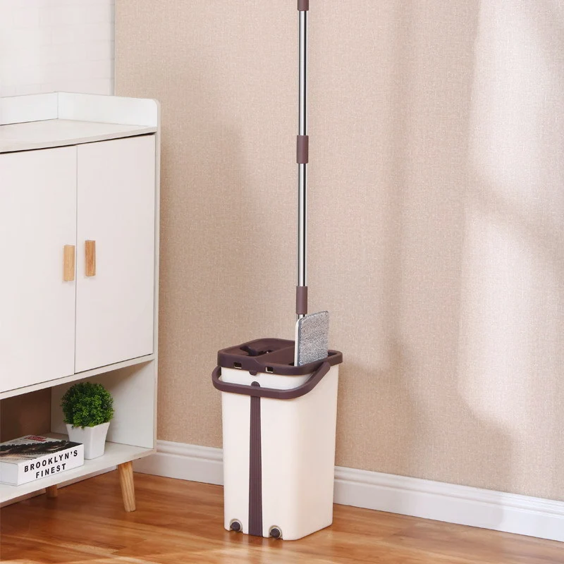 Mop original set di lavapavimenti e secchio a 2 camere autopulente e tessuto in microfibra per pulizia casa finestre doccia bagno battiscopa