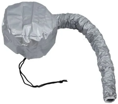 Casco per asciugatura cuffia asciugacapelli con elastico per attacco a phon