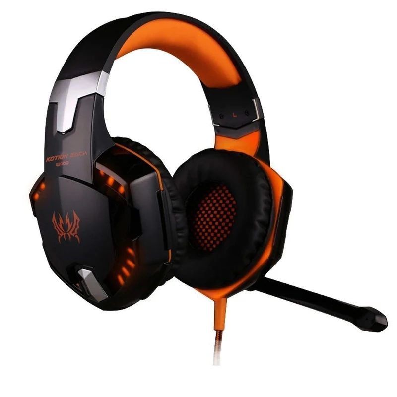 Cuffie Headset Gamer Kotion Each G2000 Professionali Con Volume Jack 3.5