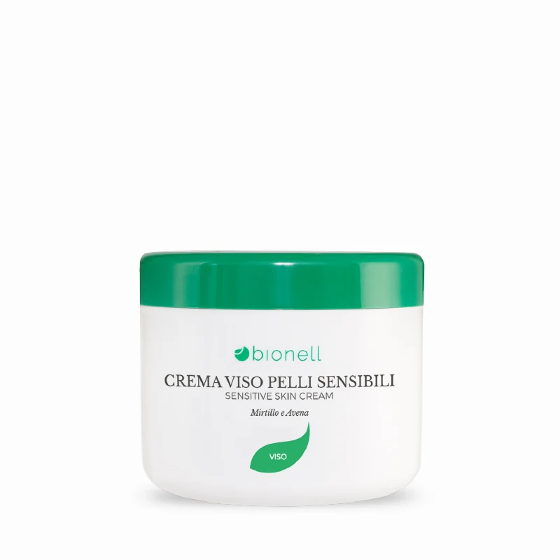 Crema Viso Pelli Sensibili mirtillo e avena BIONELL