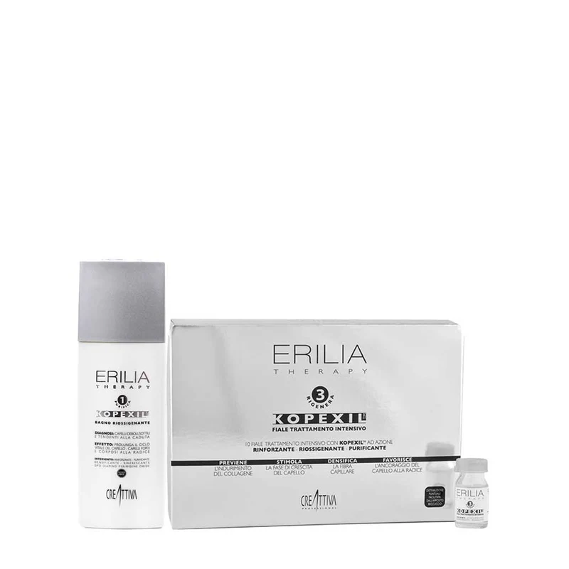 Creattiva Erilia Kopexil Bagno Riossigenante 250ml Trattamento 10x8ml