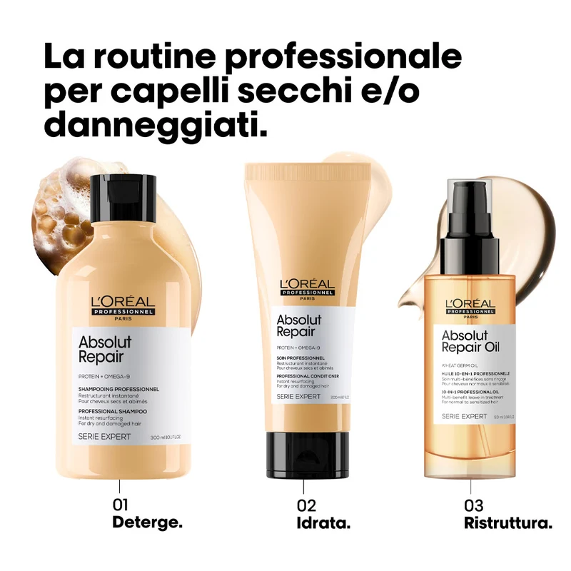 L'Oréal Professionnel Paris Serie Expert Absolut Repair Conditioner 200ml - balsamo per capelli danneggiati