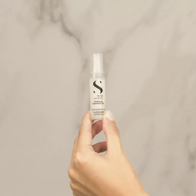 Alfaparf Semi Di Lino Moisture Nutritive Essential Oil 6x13ml - Olio Idratante e Nutriente per Capelli Secchi aridi