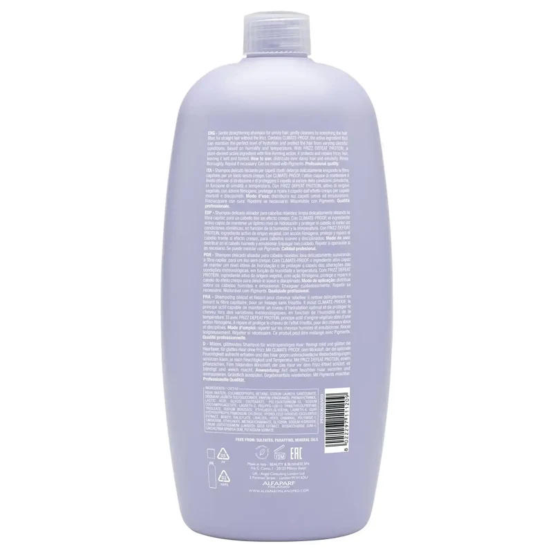 Alfaparf Semi di Lino Smoothing Conditioner 1000ml - Balsamo Lisciante per Capelli Crespi