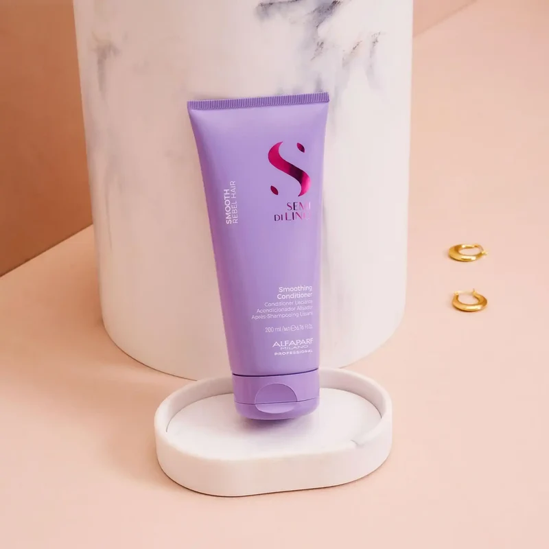Alfaparf Semi di Lino Smoothing Conditioner 200ml - Balsamo Lisciante per Capelli Crespi