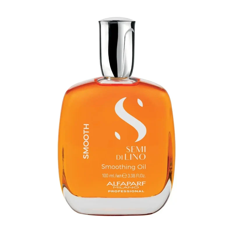 Alfaparf Semi di Lino Smoothing Oil 100ml - Olio Lisciante per Capelli Crespi