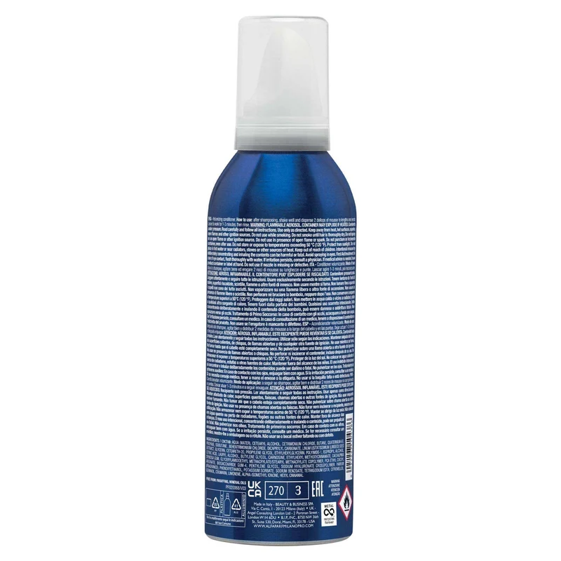 Alfaparf Semi di Lino Volumizing Mousse Conditioner 200ml - Balsamo in Mousse per Capelli Fini
