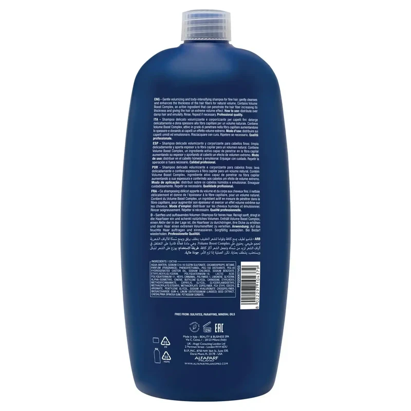 Alfaparf Semi di Lino Volumizing Low Shampoo 1000ml - Capelli Fini