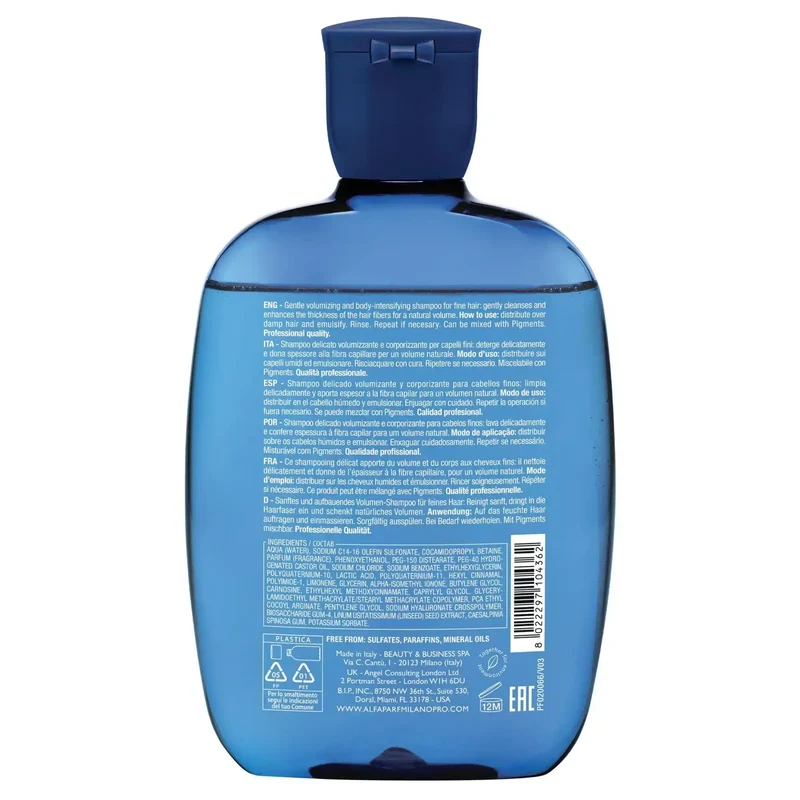 Alfaparf Semi di Lino Volumizing Low Shampoo 250ml - Capelli Fini