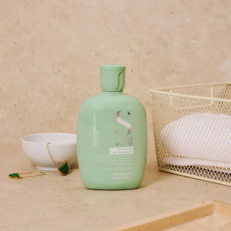 Alfaparf Semi di Lino Balancing Low Shampoo 250ml - Capelli Grassi e Oleosi