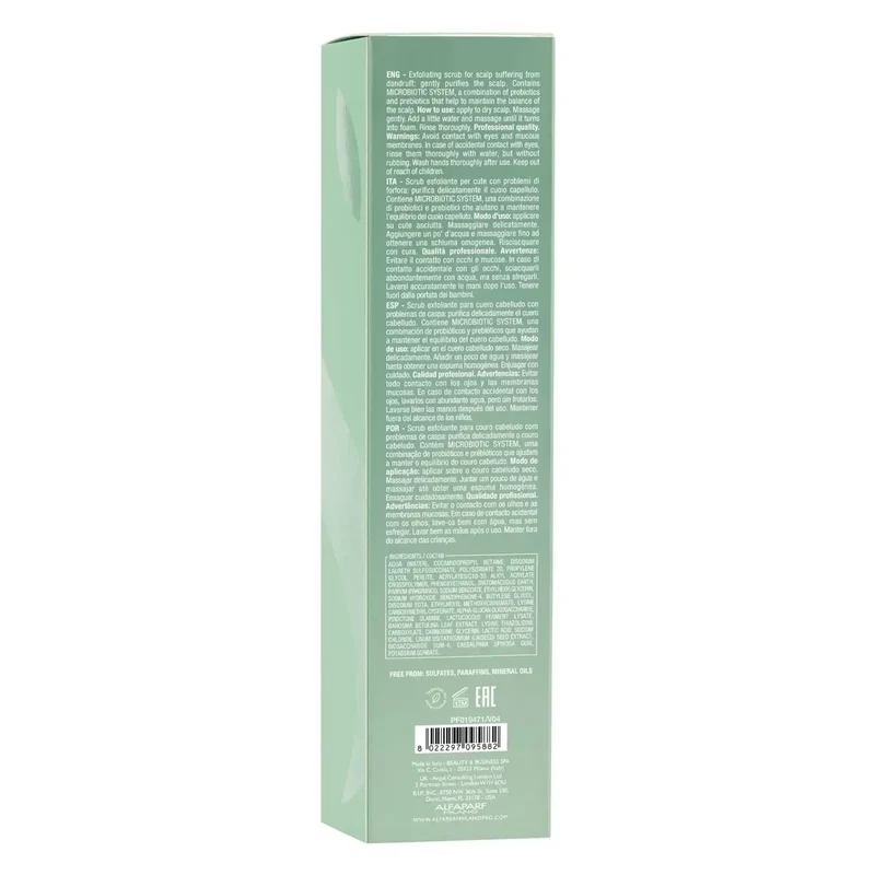 Alfaparf Semi di Lino Gentle Exfoliating Scrub 150ml - Scrub Esfoliante per Cute con Forfora