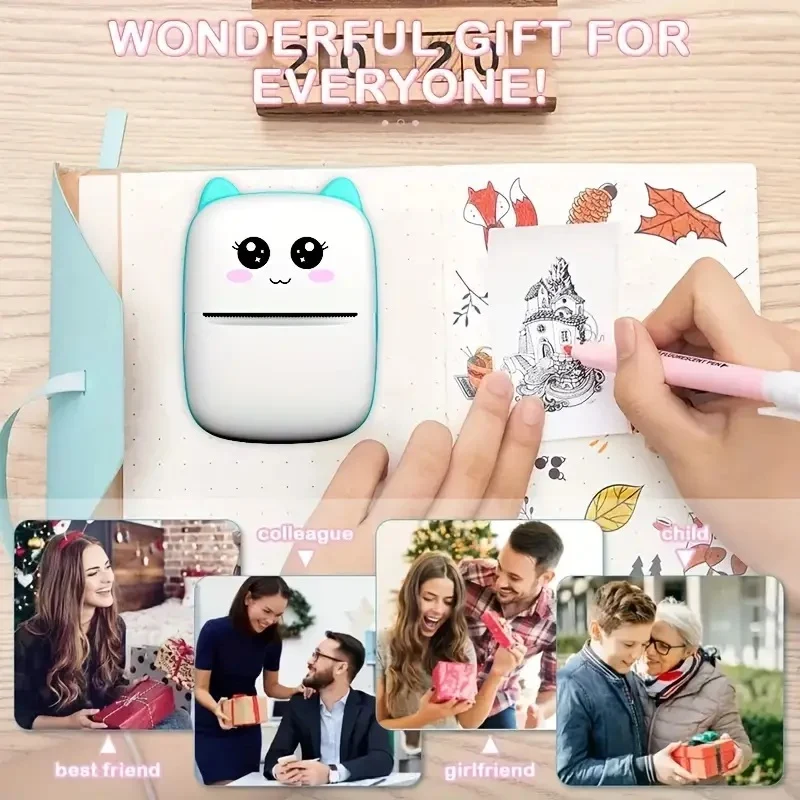 Mini stampante termica portatile per smartphone wireless
