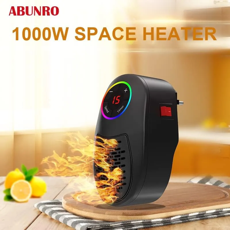 Termoventilatore 1000w basso consumo stufetta elettrica basso consumo riscaldamento rapido riscaldatore silenzioso