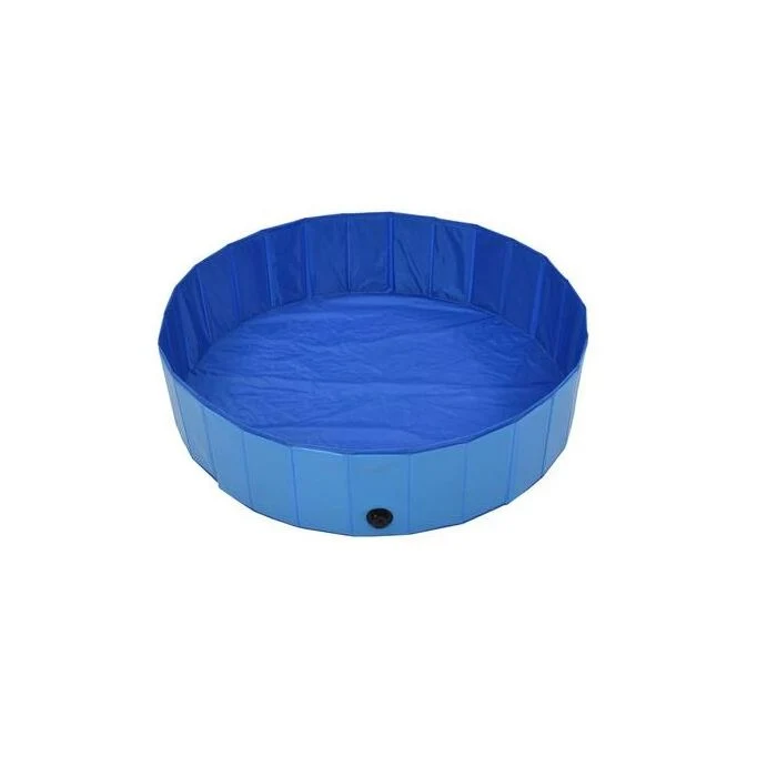Piscina Pieghevole per Cani - Robusta Facile da Svuotare e Pulire interamente in PVC