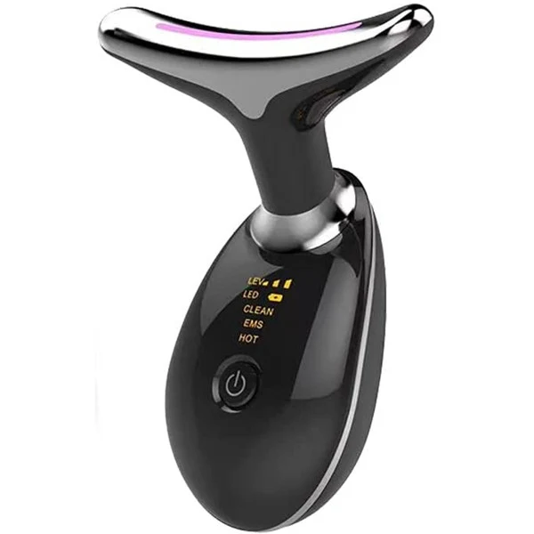 Massaggiatore Viso e Collo con Calore e Ionoterapia – Cura Antiage e Pulizia Profonda
