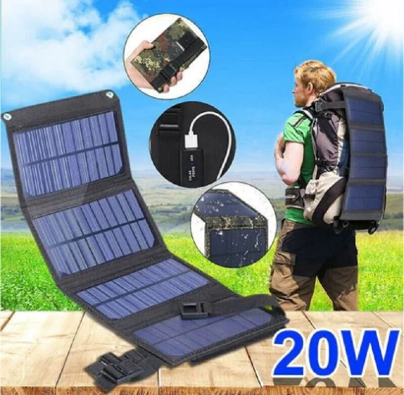 Pannello solare pieghevole portatile flessibile piccolo impermeabile 5V usb USB pieghevole pannello solare portatile flessibile piccolo impermeabile 5V pannelli solari pieghevoli celle per telefono cellulare caricabatteria