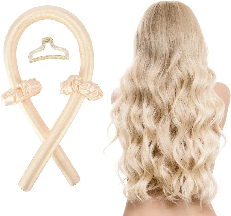 Bigodini per capelli senza calore in schiuma morbida per capelli lunghi e medi