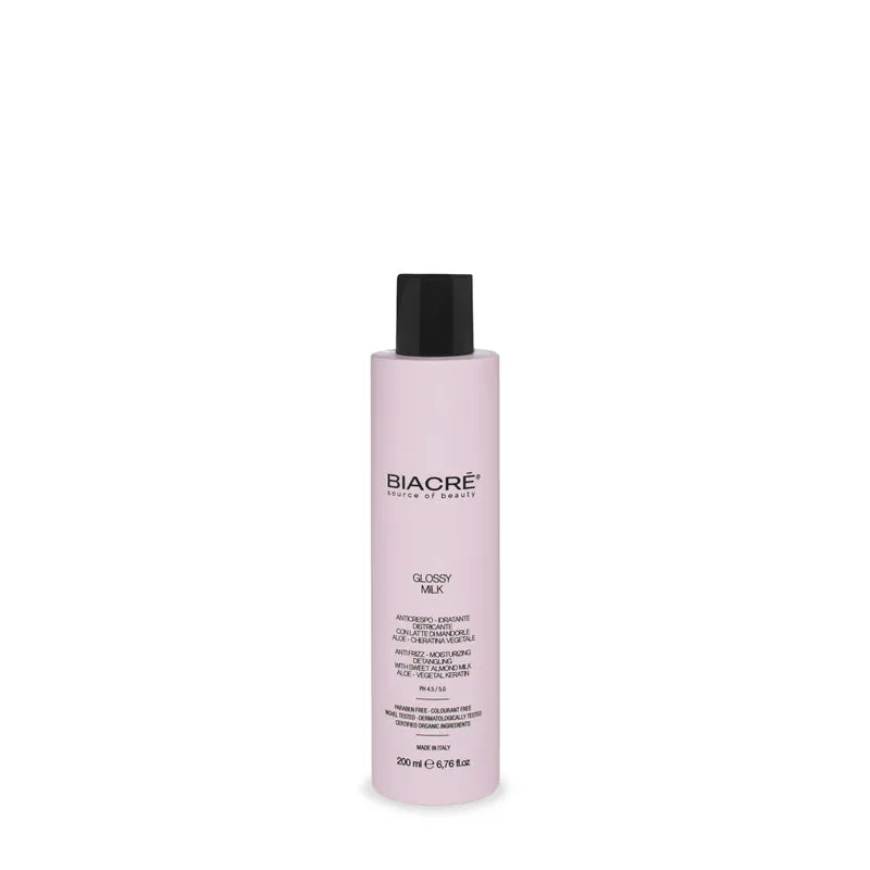 GLOSSY MILK Latte Idratante Anti crespo 200 ml BIACRE'