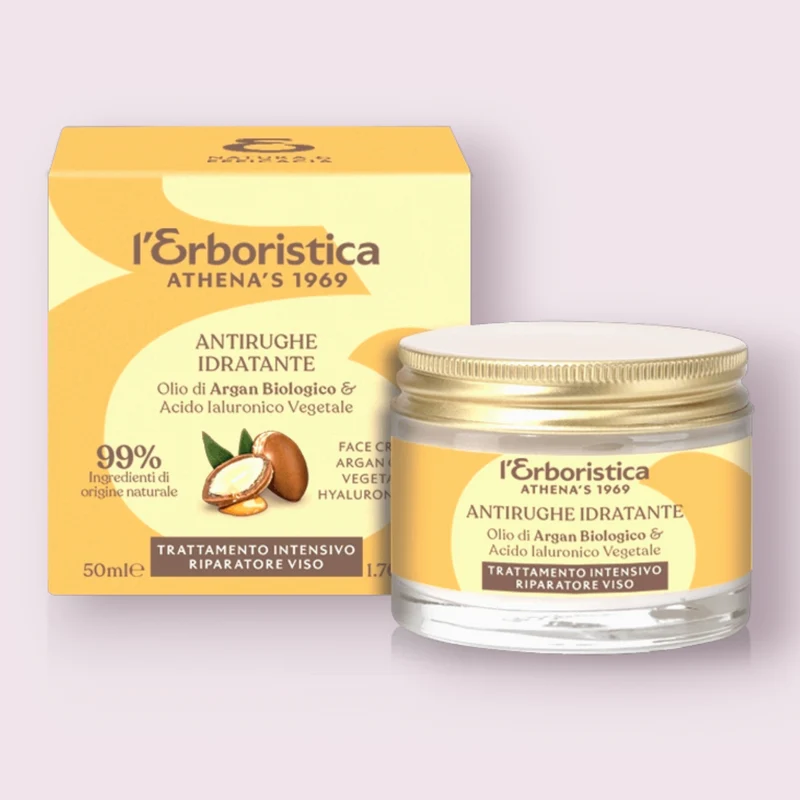 Crema Viso Olio Di Argan E Acido Jaluronico Vegetale