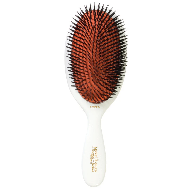 Large Extra Brush Pure Bristle Ivory