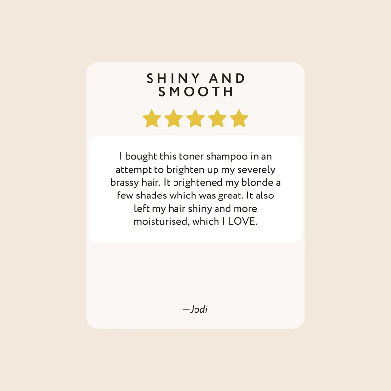 Blonde Toning Shampoo 275ml