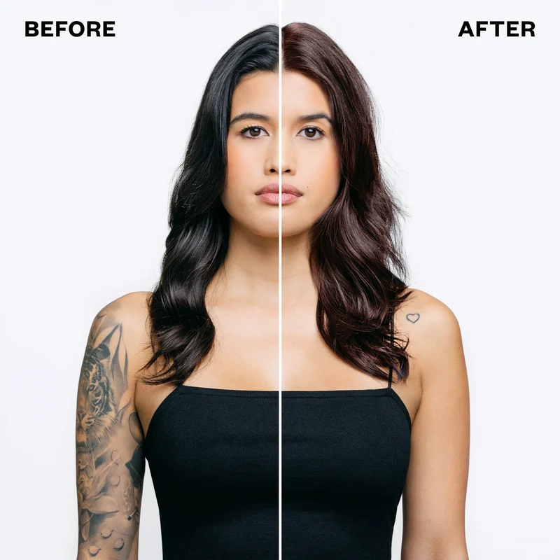 Permanent Color Kit Warm Up- Golden Mahogany Brown