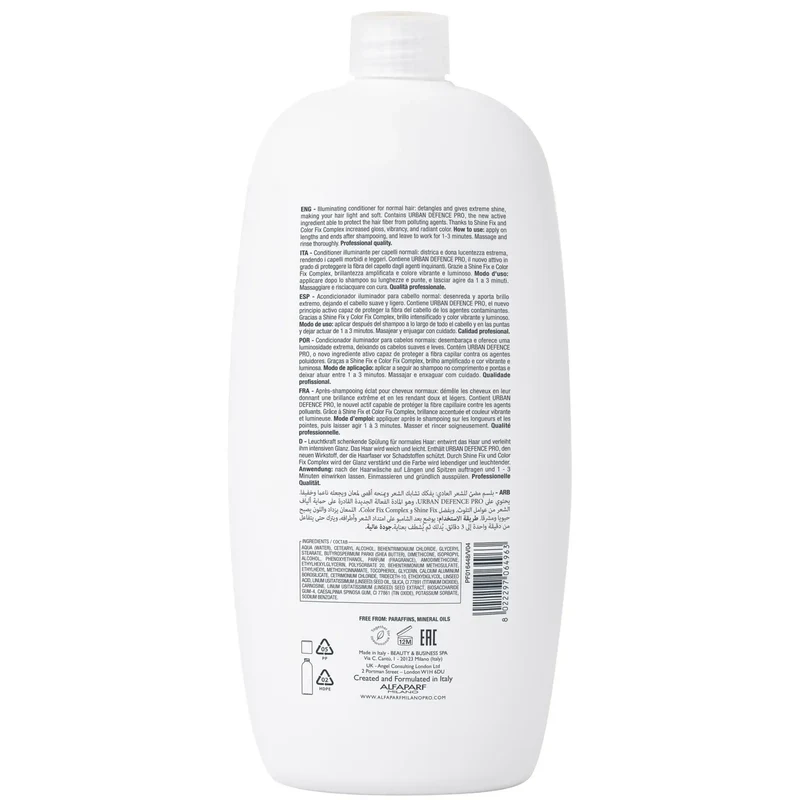 Alfaparf Semi di Lino Illuminating Conditioner 1000ml - Balsamo Senza Solfati per Tutti i Tipi di Capelli