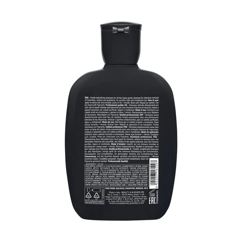 Alfaparf Semi di Lino Detoxifying Low Shampoo 250ml - Shampoo Delicato Detossinante