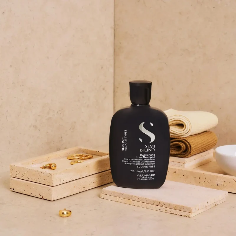 Alfaparf Semi di Lino Detoxifying Low Shampoo 250ml - Shampoo Delicato Detossinante