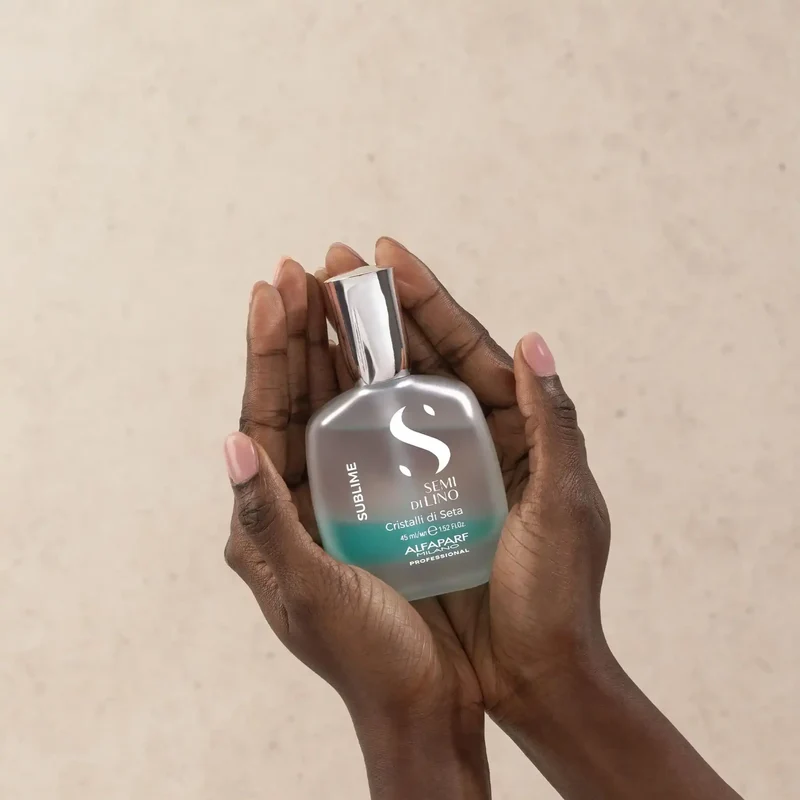 Alfaparf Semi di Lino Cristalli di Seta - Siero Setificante Bifasico 45ml - Per tutti i tipi di capelli